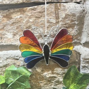 Rainbow Butterfly Suncatcher