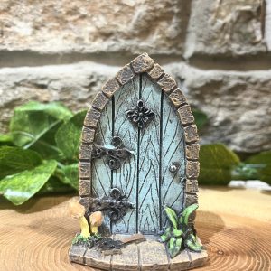 Turquoise Arch Fairy Door Mushrooms