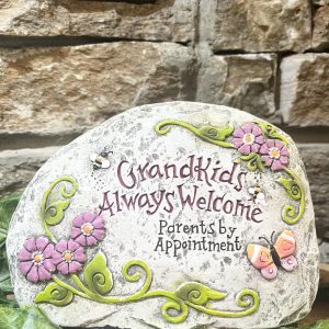 Grandkids Welcome Garden Pebble Large