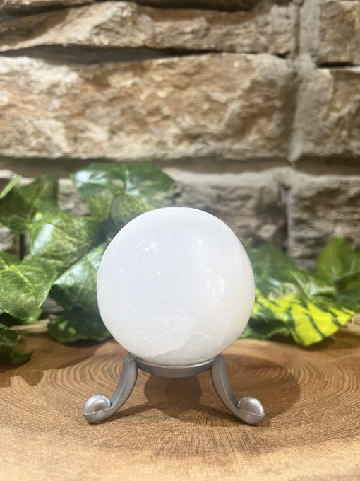 Selenite Crystal Sphere 2”