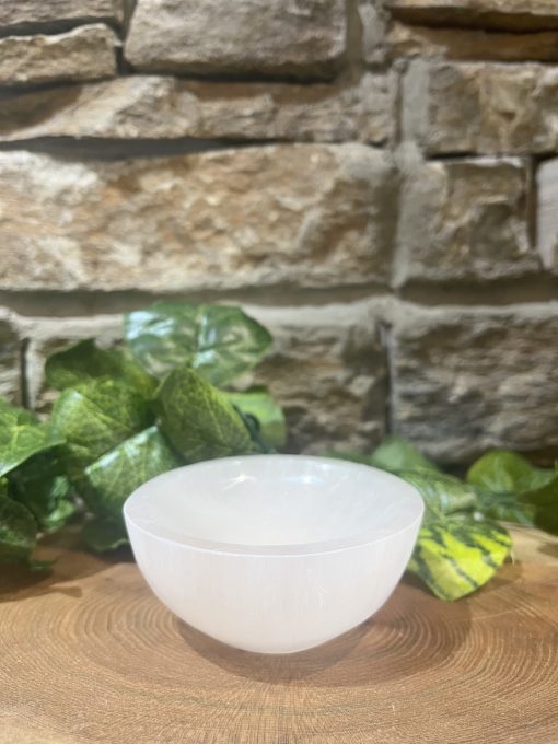 Selenite Crystal Charging Bowl 8cm - Image 2