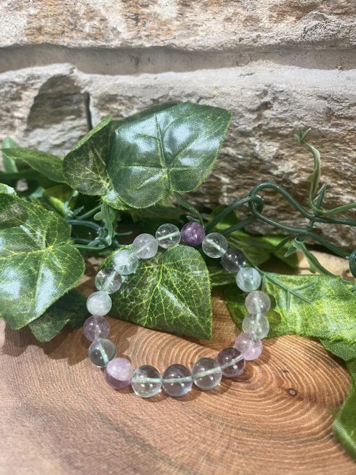 Fluorite Crystal Large Beaded Bracelet