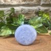 Blue Chalcedony Crystal Smooth Stone
