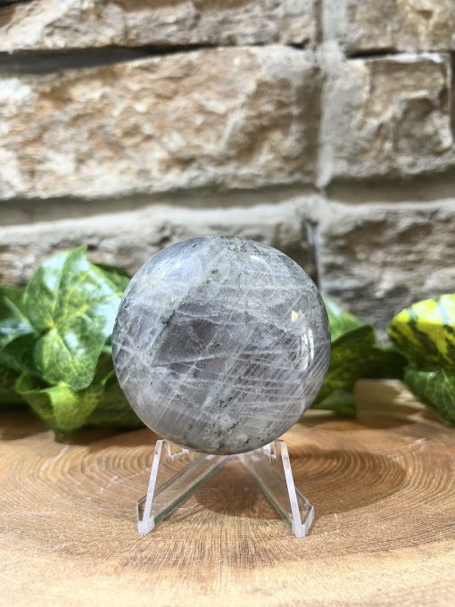 Purple Labradorite Crystal Palm Stone 5cm