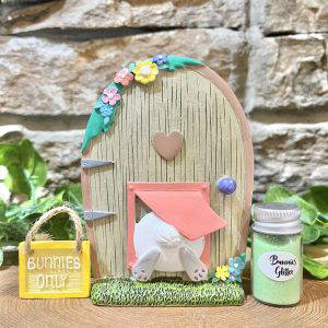 Easter Bunny Fairy Door Gift Set