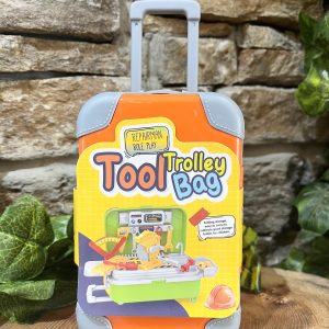 Tool Trolley Play Set Orange