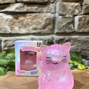 Squishy Glitter Cat Pink