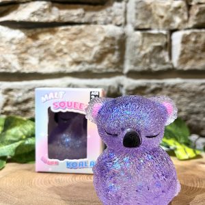 Squishy Glitter Koala Purple