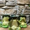 See No Hear No Wizard Frog Trio Ornaments - Image 2