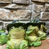 See No Hear No Wizard Frog Trio Ornaments - Image 3