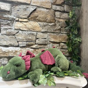 XL Weighted Borealis Dragon Plush