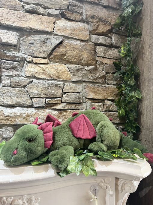 XL Weighted Borealis Dragon Plush