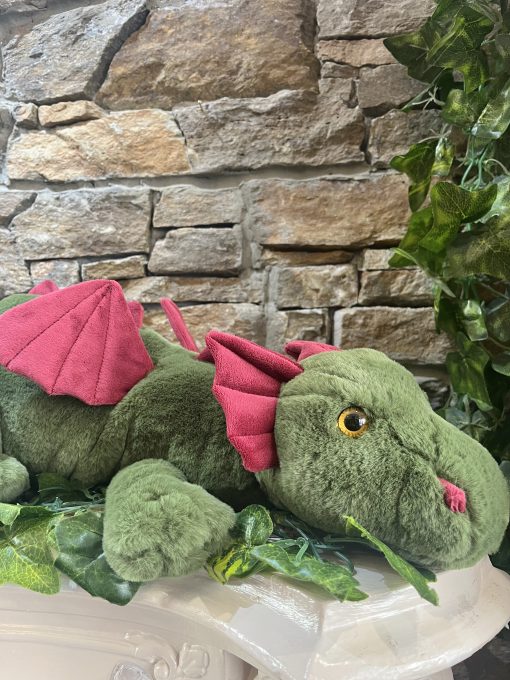 XL Weighted Borealis Dragon Plush - Image 2