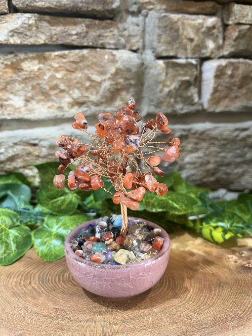 Carnelian Crystal Chip Tree