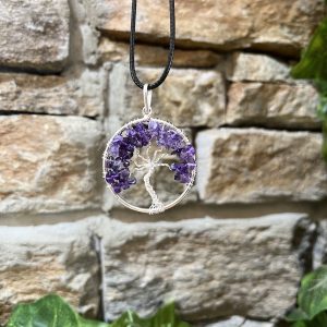 Amethyst Tree of Life Necklace