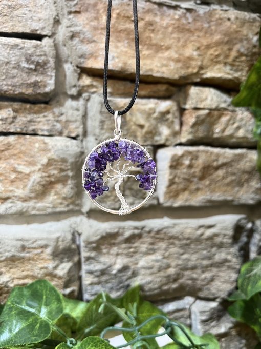 Amethyst Tree of Life Necklace