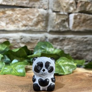 Obsidian Crystal Panda 4cm