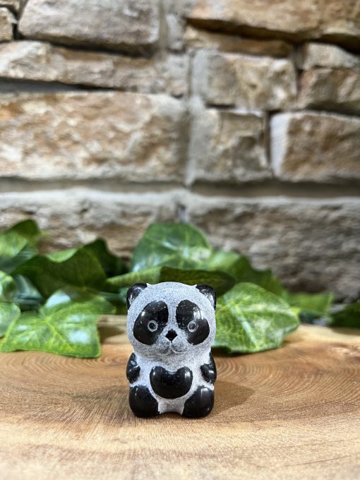 Obsidian Crystal Panda 4cm