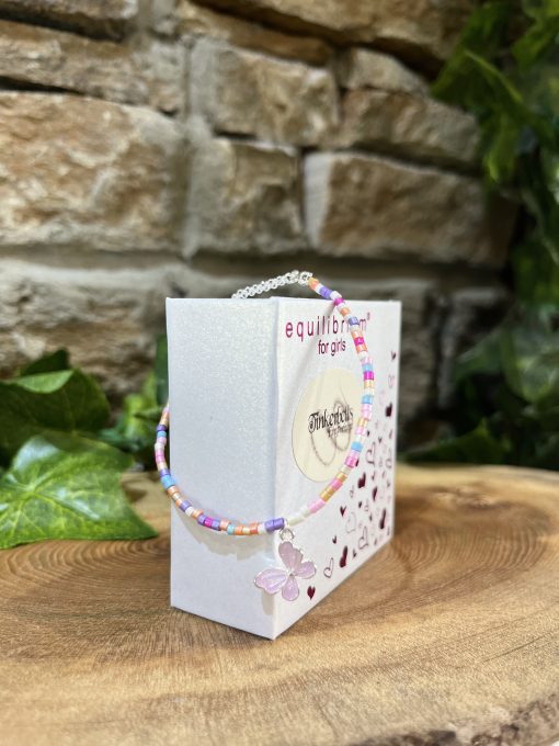 Rainbow Butterfly Charm Bracelet