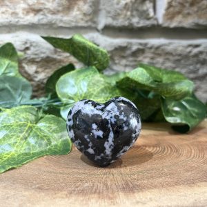 Merlinite Crystal Puff Heart 4cm