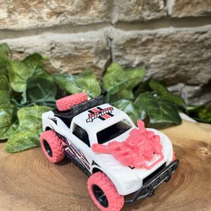Monster Truck Jeep White/Pink