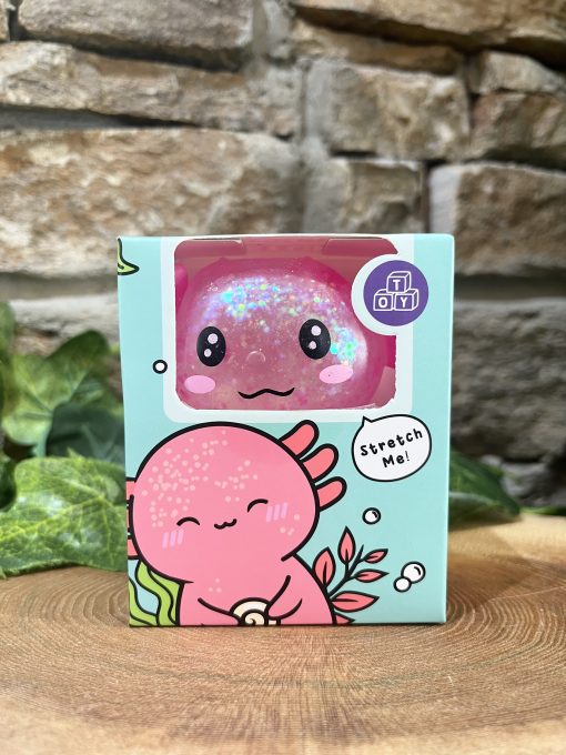 Squishy Glitter Axolotl Pink - Image 2