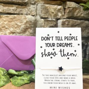 Show Your Dreams Wish String Bracelet