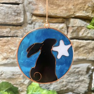 Star Gazing Hare Suncatcher