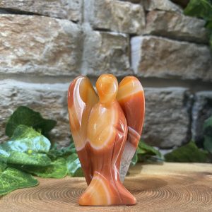 Carnelian Crystal Angel 8cm