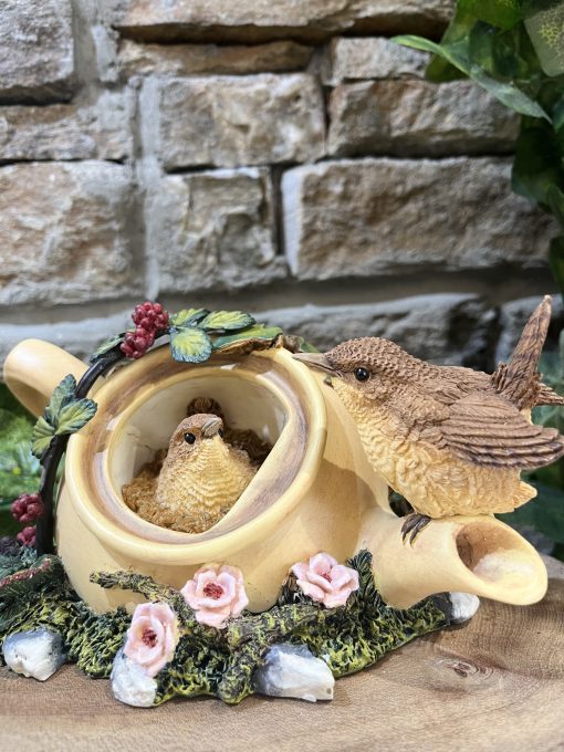Woodland Wren Teapot Ornament - Image 3