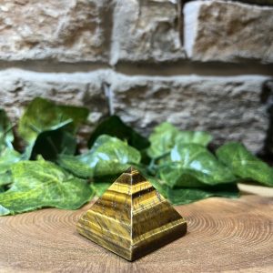 Tiger Eye Crystal Pyramid