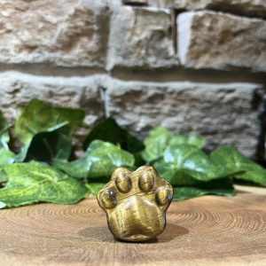 Tiger Eye Crystal Paw 3cm