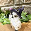 Wizard Owl Ornament Purple Hat - Image 2