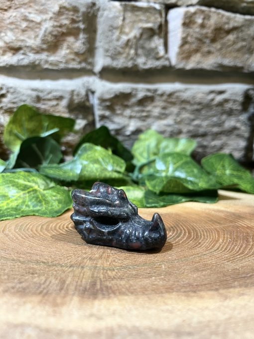Plum Blossom Jade Crystal Dragon