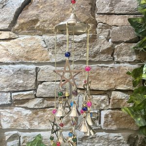 Pentagram Cascade Witches Bells Chime