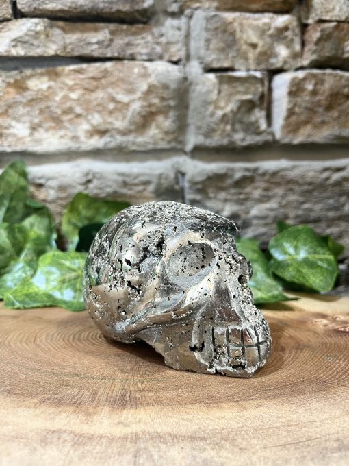 Peruvian Pyrite Crystal Skull