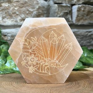 Orange Selenite Celestial Charging Plate