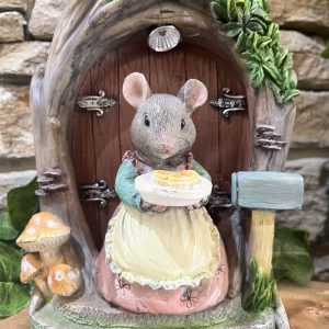 Mrs Mouse Solar Fairy Door