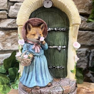 Mrs Fox Solar Fairy Door
