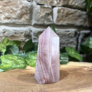 Fluorite Crystal Point 7cm Purple