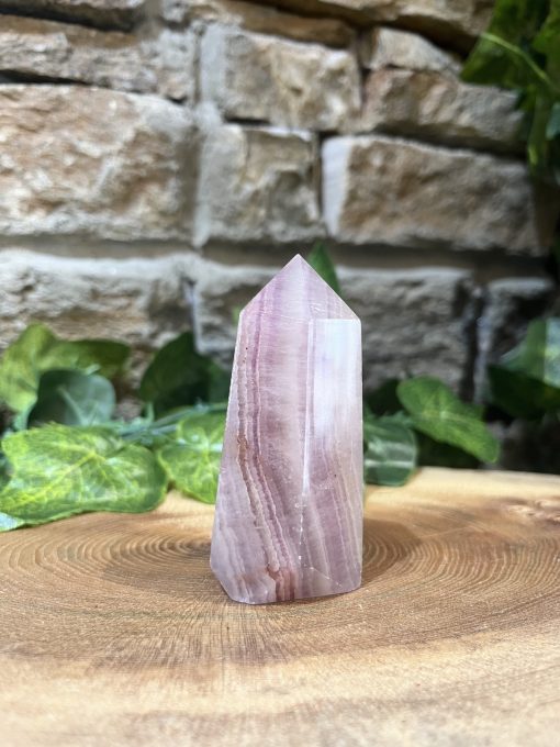 Fluorite Crystal Point 7cm Purple
