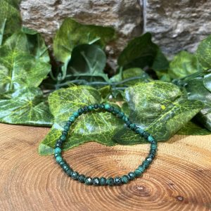 Malachite Crystal Faceted Bracelet