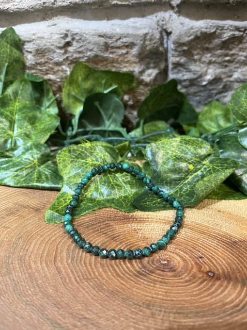 Malachite Crystal Faceted Bracelet
