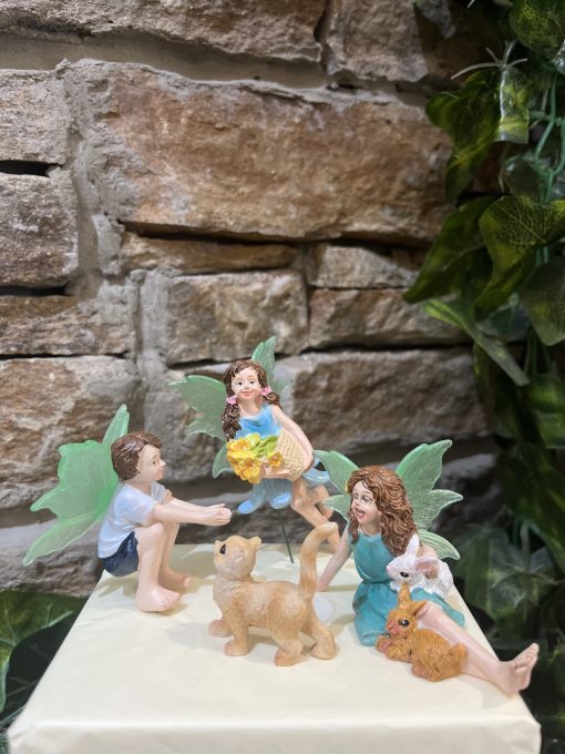 Fairy Trio Set With Pets