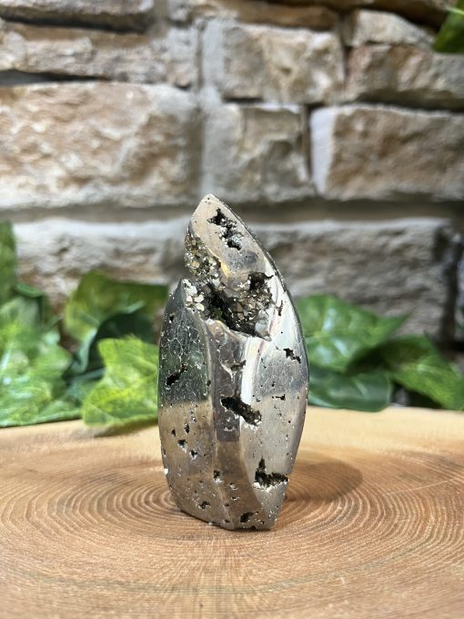 Pyrite Crystal Flame 8cm - Image 2