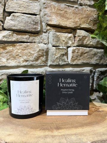 Hematite Crystal Detox Candle