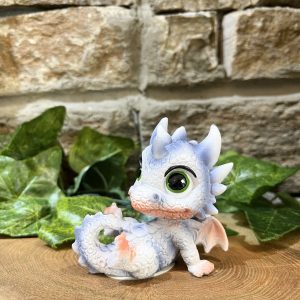 Hoardling Baby Dragon White Blue