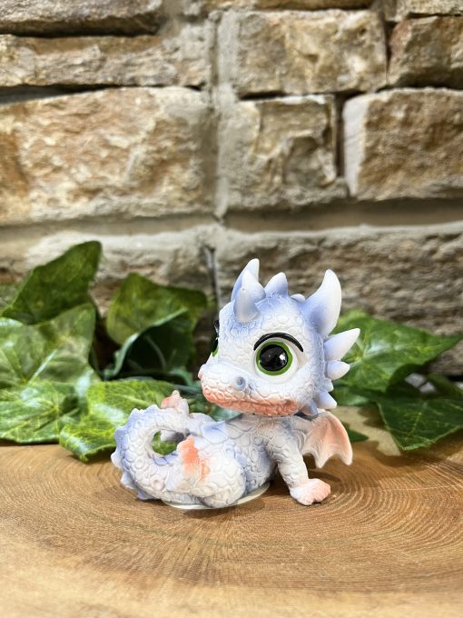 Hoardling Baby Dragon White Blue
