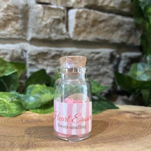 Pink Heart Scented Erasers
