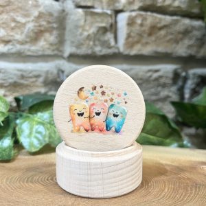 Wooden Tooth Fairy Box Moon & Stars